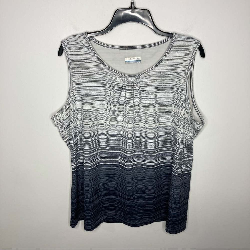 Columbia gray ombré tank top‎ size XL